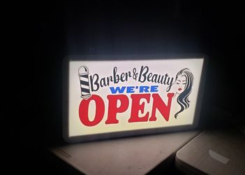 BARBER & BEAUTY (Electrical Sign)