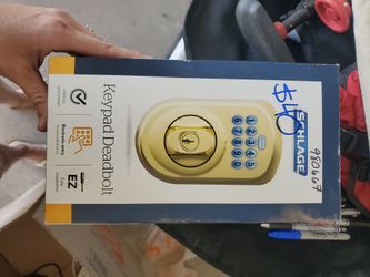 Schlage Code Or Key Deadbolt Lock