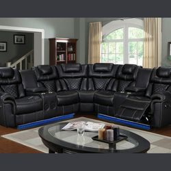 🚚Ask 👉Sectional, Sofa, Couch, Loveseat, Living Room Set, Ottoman, Recliner, Chair, Sleeper. 

✔️In Stock 👉Alexa Black Reclining Sectional
