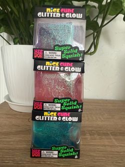 Nee Doh Nice Cube Glitter & Glow