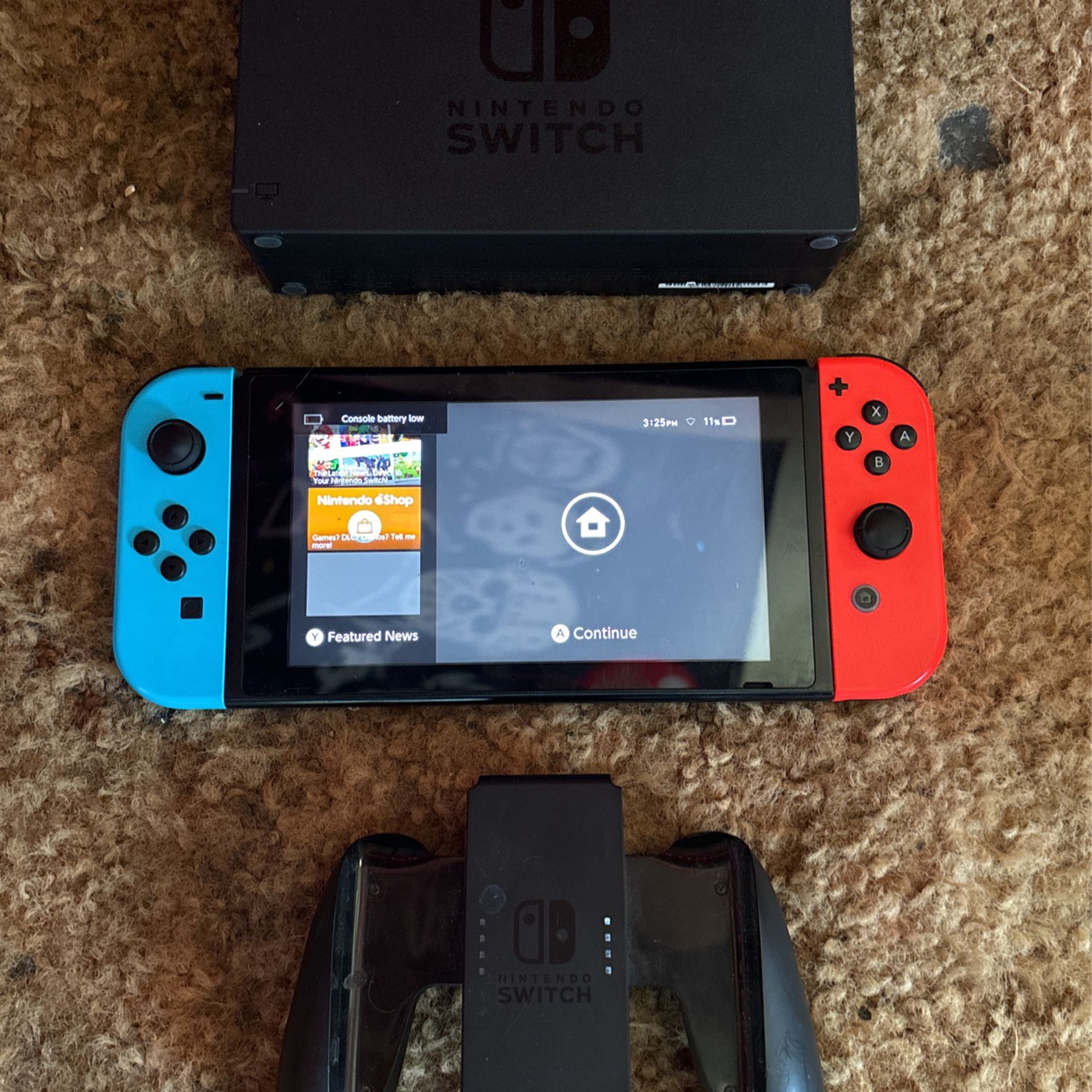 Nintendo Switch with Dock and Wireless Controller
