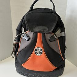 Klein Tools Tradesman Backpack Multiple work Compartments Padded Handle Black