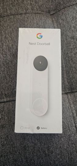 Google
Nest Doorbell (Battery)- Smart Wi-Fi Video Doorbell Camera-Snow