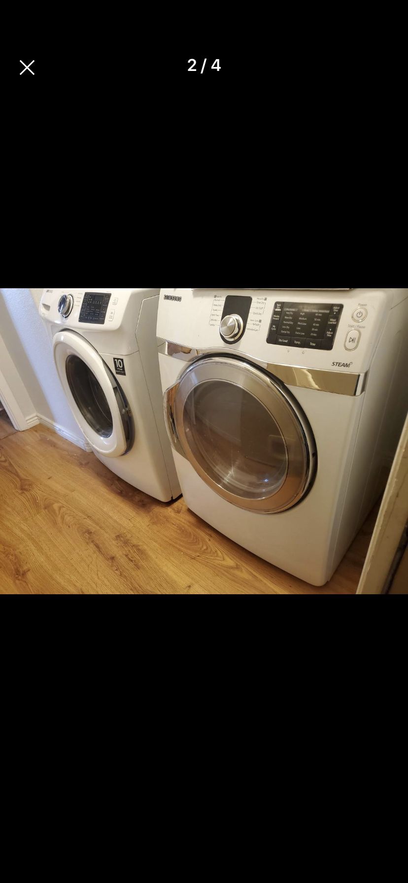 Samsung front load washer and dryer LESS THAN A YEAR OLD!!!!