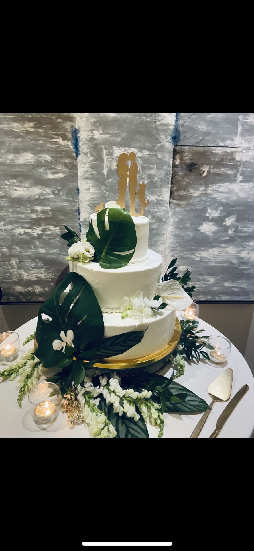 Wedding Cake Stand 18 Inch Gold