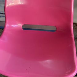 Pink office chair 