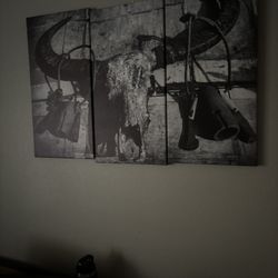 Bull Skull Picture. $15 