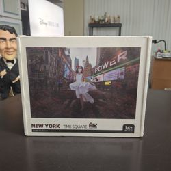 "NEW " 1000 PC Jigsaw Puzzle New York Time Square "Dancer" Finished Size 27 X 20 Ages 14+