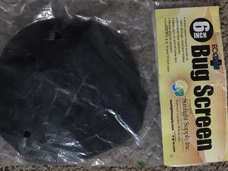 Bug Screen For 6” Inltake Fan