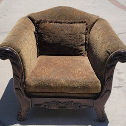 Chair & Ottoman- Free- Good Condition
