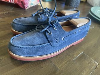 Suede Louis Vuitton Men’s Boat Shoes Us 10