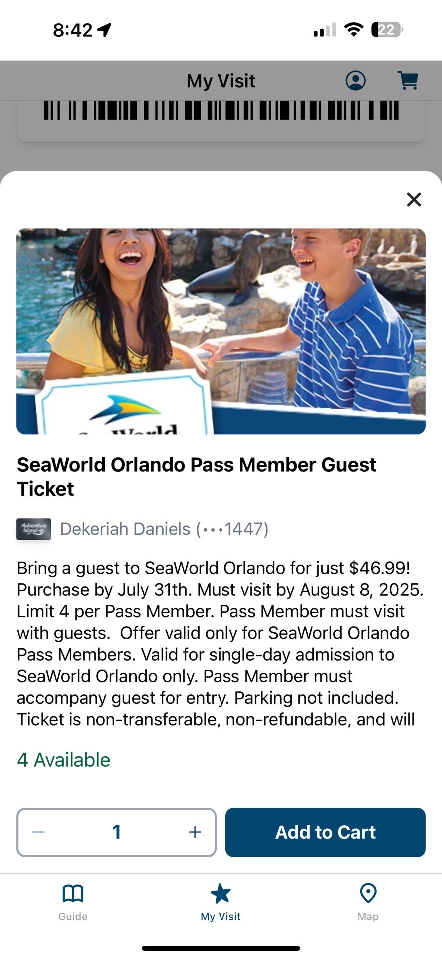 SeaWorld Tickets