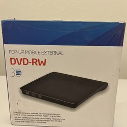 Pop-Up Mobile External DVD-RW 3.0/2.0 USB