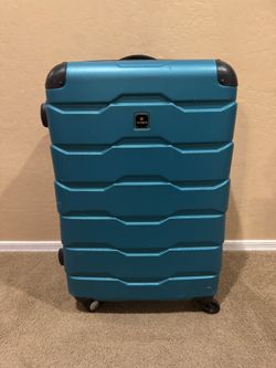 Tag Blue Hardshell Suitcase For Sale 