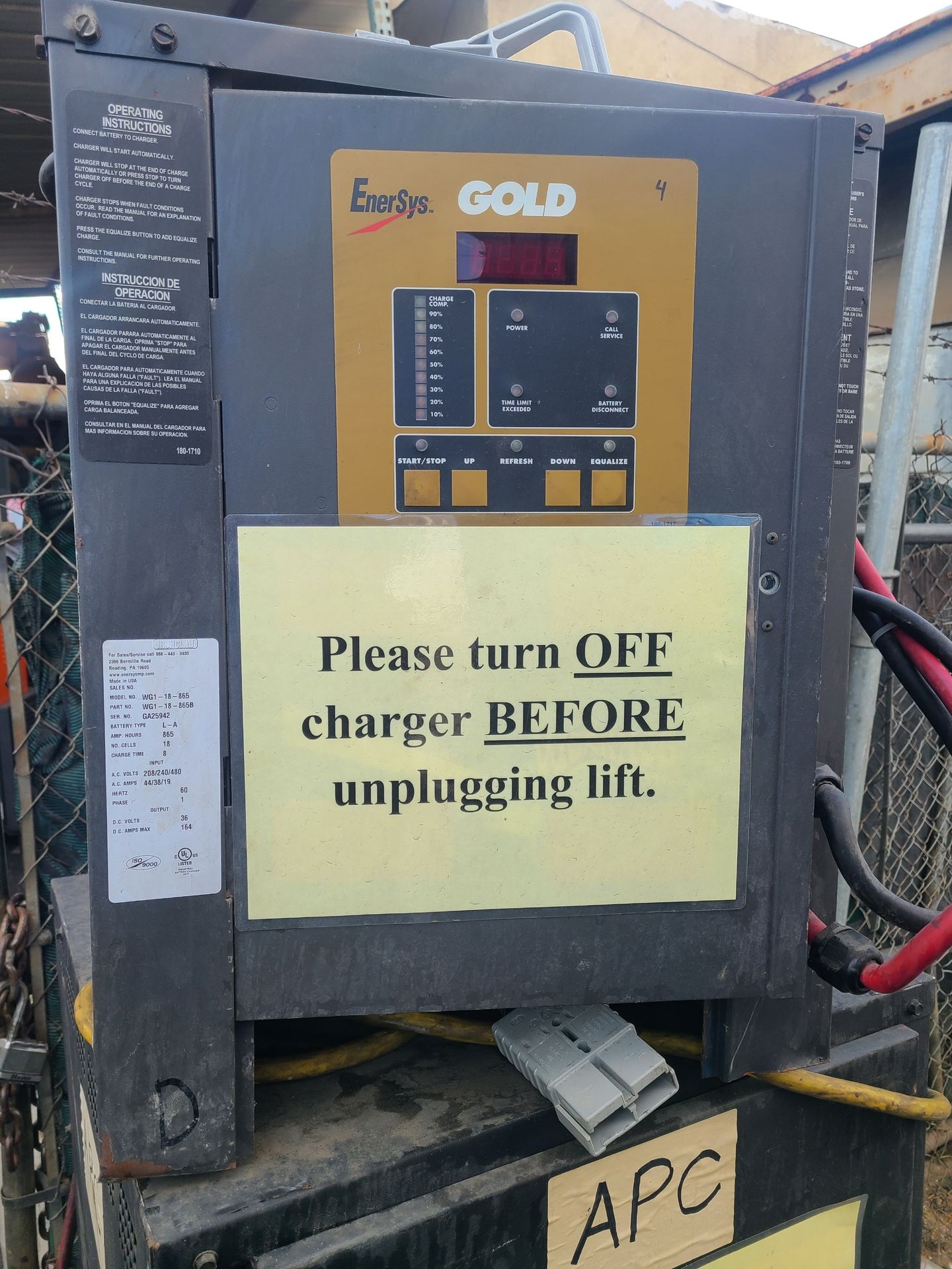Forklift Charger 