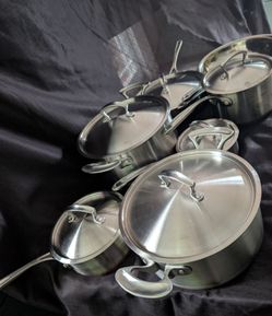 Copper Bottom Stainless Steel Cookware Set