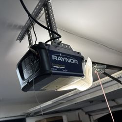 Garage Door Opener Broken Spring Off Track Adjustment Replace And Parts 