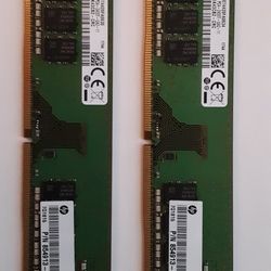 Samsung DDR4 16GB 2x8 Unbuffered DIMM Pair  Desktop PC Ram Memory