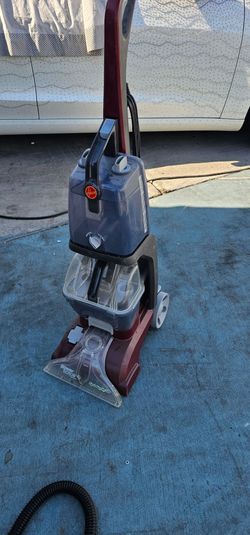 Vacuum washer cleaner Hoover Power Scrub Deluxe Red Upright Vacuum Cleaner (FH50150)