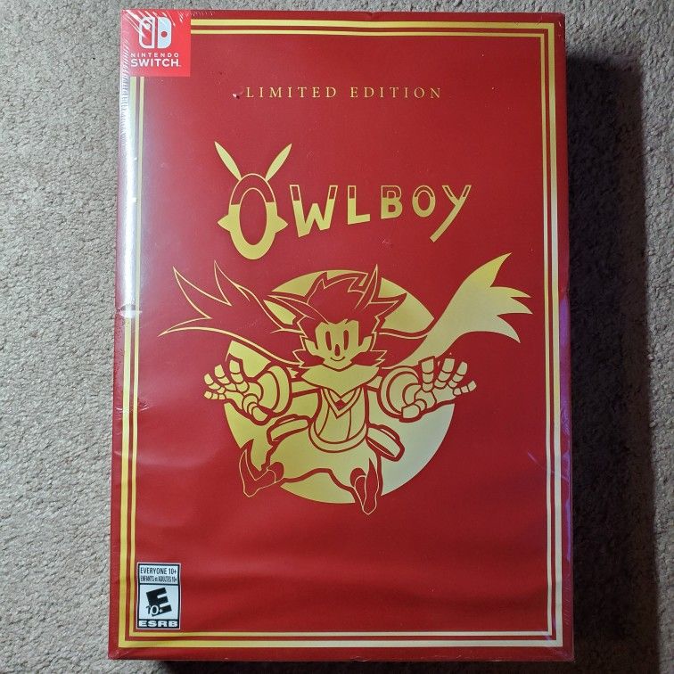 Owlboy Owl Boy Limited Edition Nintendo Switch WATER DAMAGE