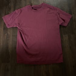 Plain Dark Red Tee 