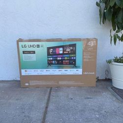 43” Lg smart 4k led Uhd tv