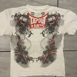 Tapout MPS Territory Men's T Shirt Skulls Skeletons Sz Medium Y2K