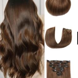 14" Clip On Hair Extensions!!!