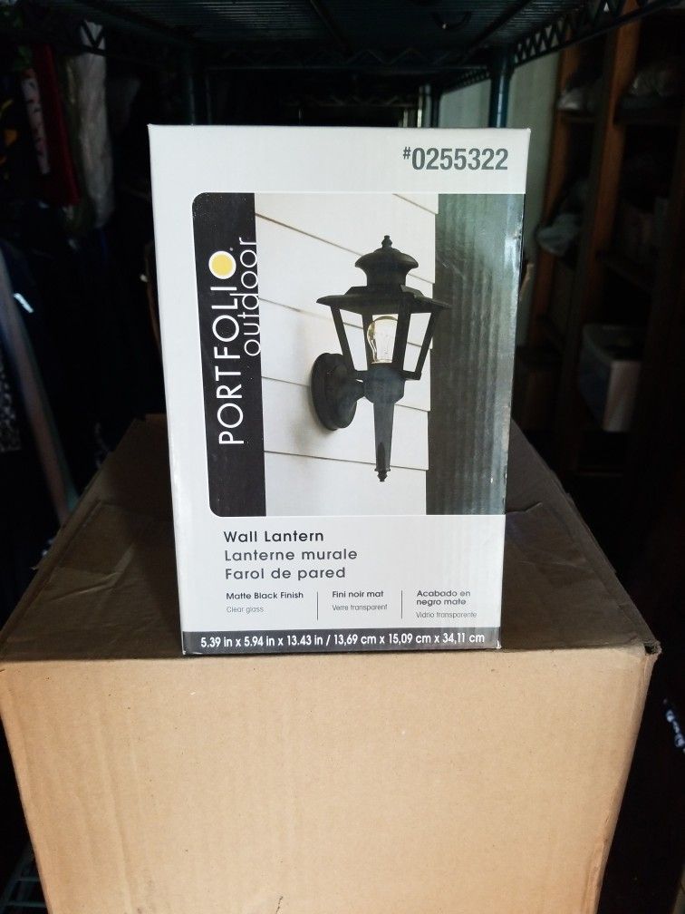 Portfolio Outdoor Wall Lantern #0255322 Set Of 2