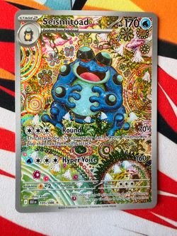 Seismitoad 105/086 Pokémon Card BLK