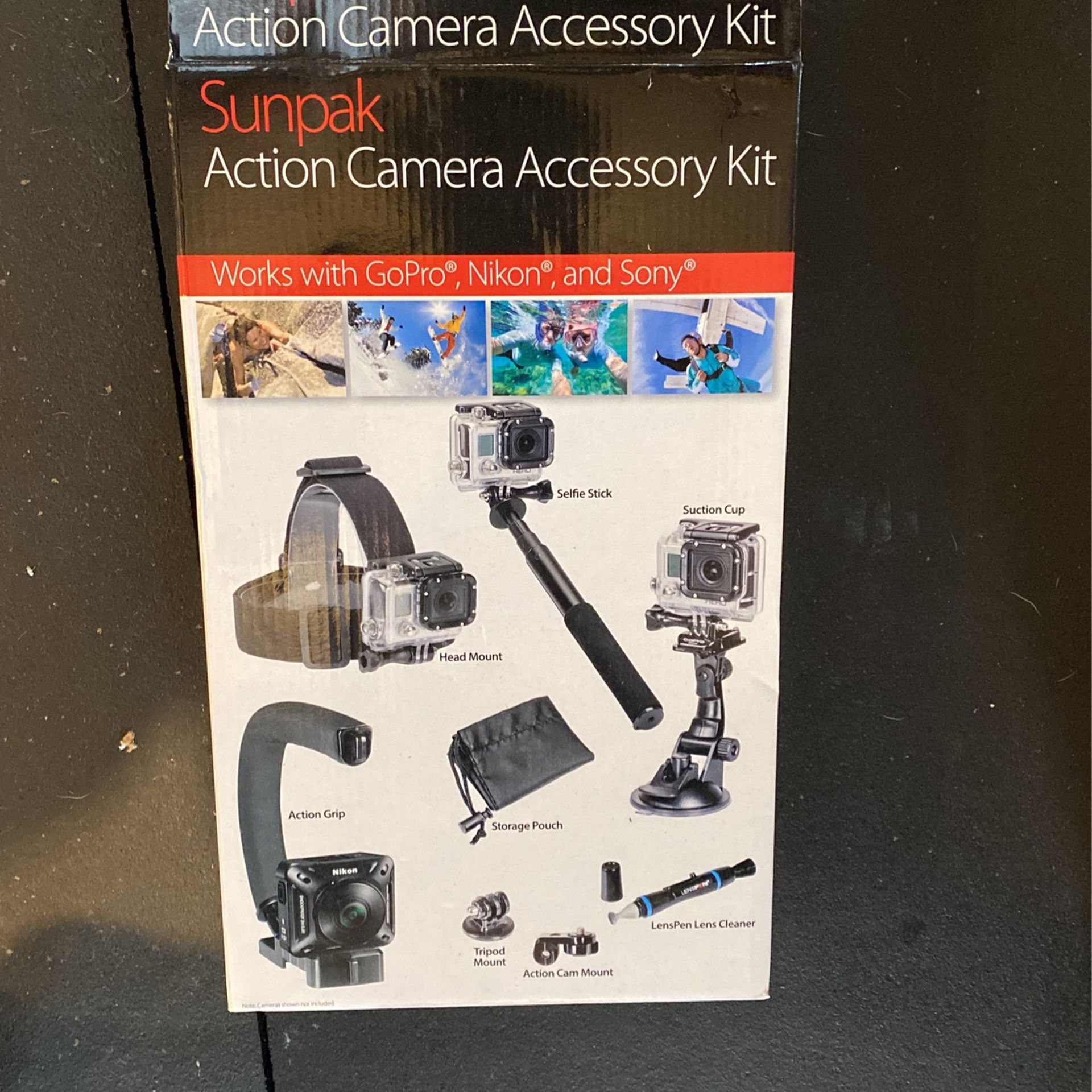 Sunpak action camera Accessory kit