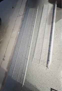 White wire closet shelf