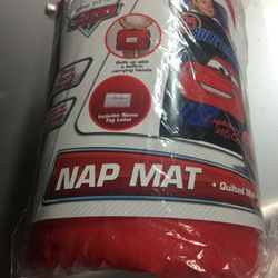 New - Disney Cars Toddler Rolled Nap Mat, Rule The Road $18 