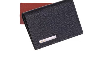 Cartier caviar leather wallet for men