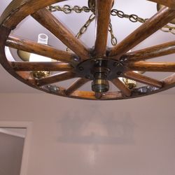 Authentic Ford Model T Wooden Wheel Light