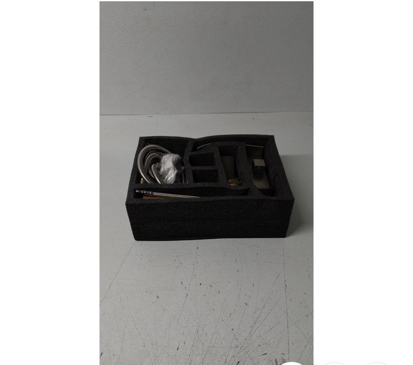 Waterfall Roman Tub Faucet with Hand Shower, Deck