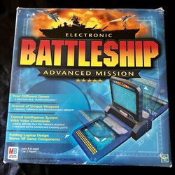 Complete Vintage 2000 Electronic Battleship Advanced Mission Game
