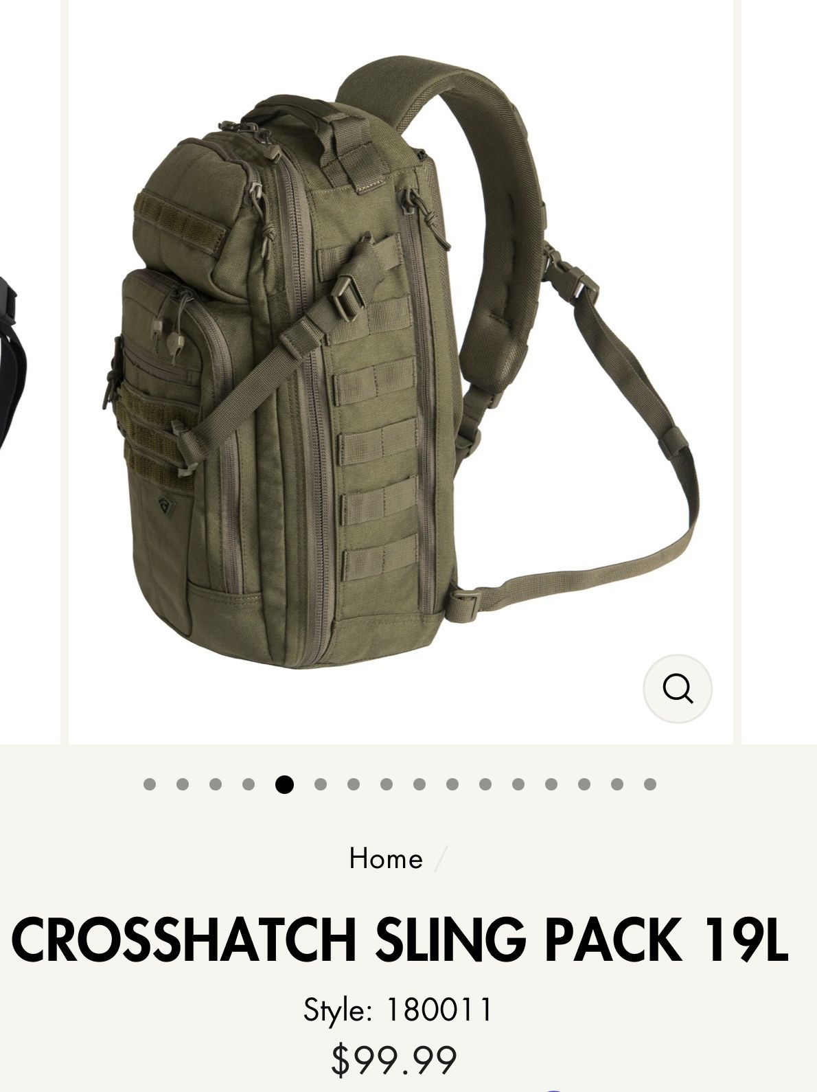 First Tactical Sling Bag 19L