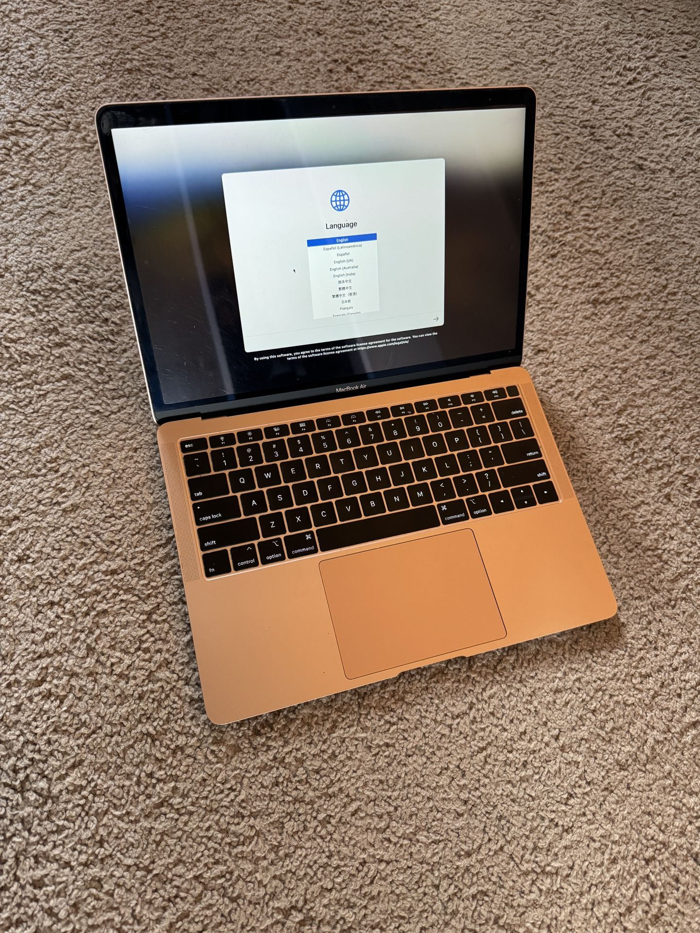 13-inch MacBook Air Rose Gold - Mid 2019