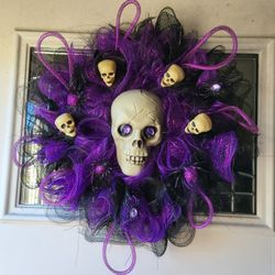 Halloween door Wreath 