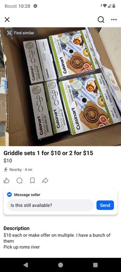 Griddle sets