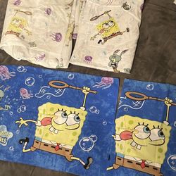 Twins Size  Sponge bob Set