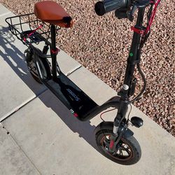 E-Scooter Scooter With Basket (LIKE NEW)