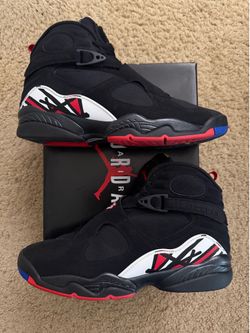 Size 10.5 (Worn once, comes with original box) - 2023 Air Jordan 8 retro playoff
