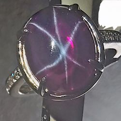 Star Ruby .925 ring
