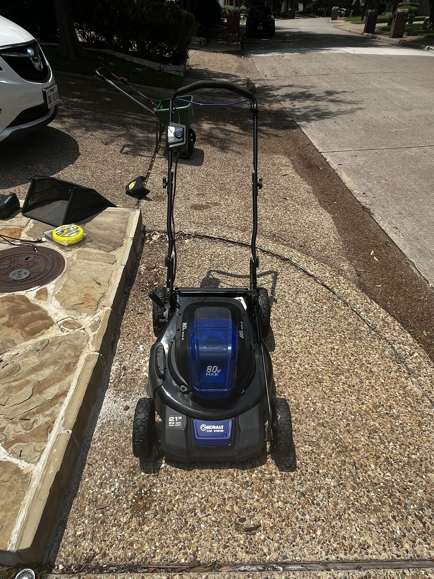 Kobalt 80-volt Max Brushless Lithium Ion Self-propelled 21-in Cordless Electric Lawn Mower