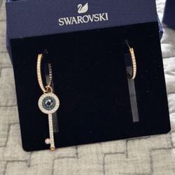 NEW SWAROVSKI HOOPS 