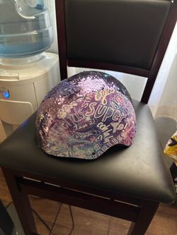 little miss match teen Helmet magic sequin