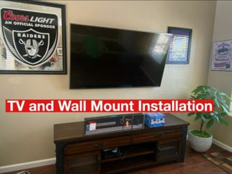Tv installation and Wall mounted Camera security installation