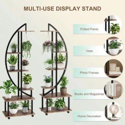 6 Tier Plant Stand, 2 Pack, NEW & ALREADY ASSEMBLED!!